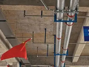 石柱管廊支架的安装方法