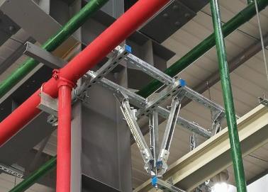 石柱该抗震支架的整体式支吊架结构协调性好